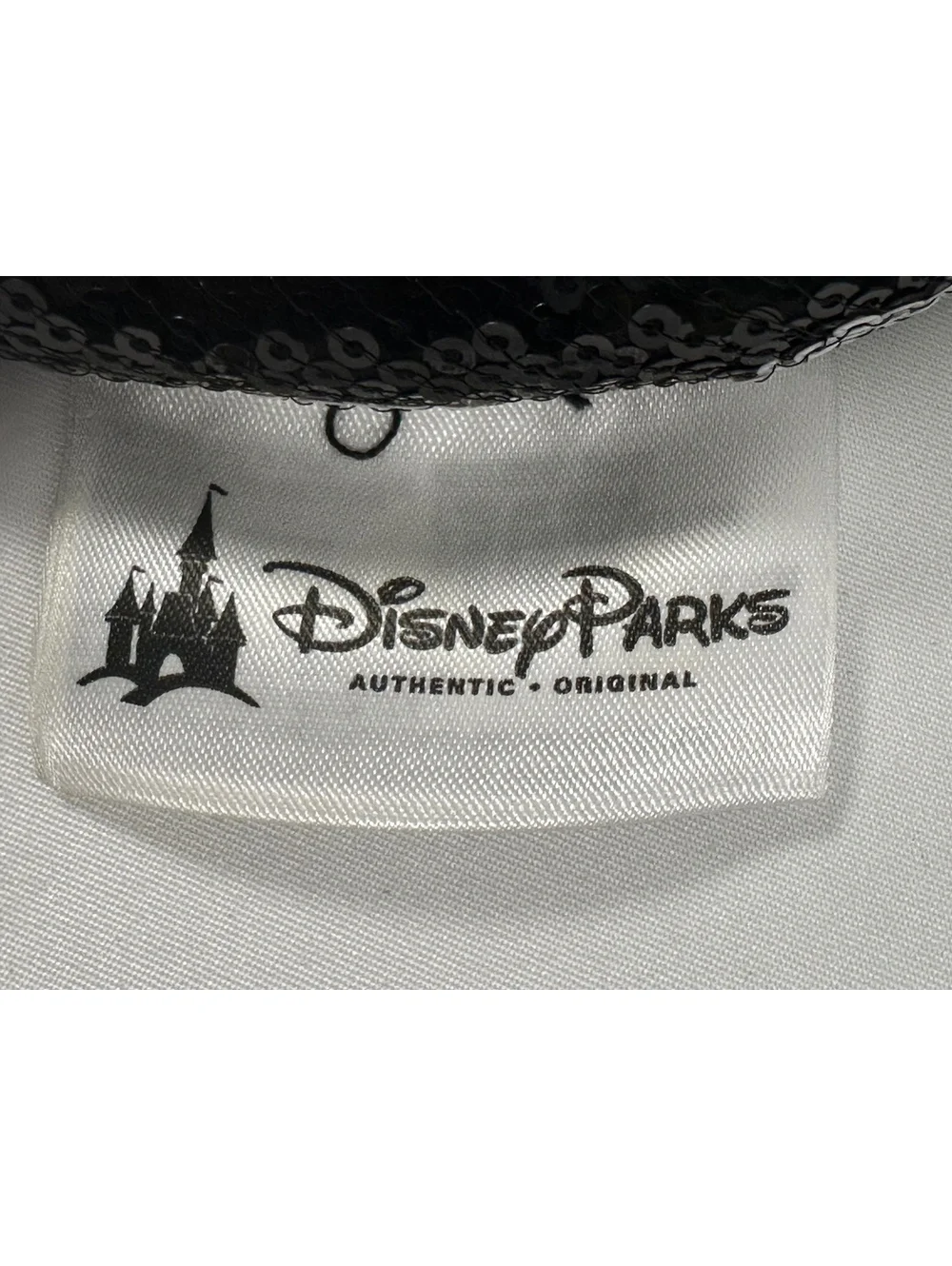 Disney Parks Authentic Original Minnie Mouse Sequin Polka Dot Ears Headband